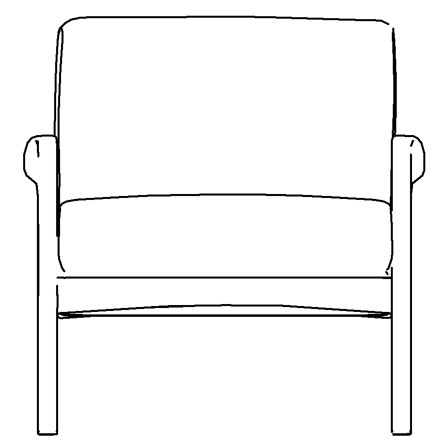 图片[4]-revit家具族,北欧单人沙发椅